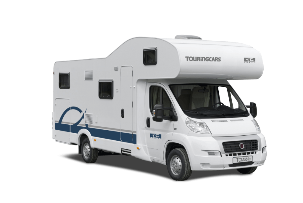 A new motorhome on a transparent background.
